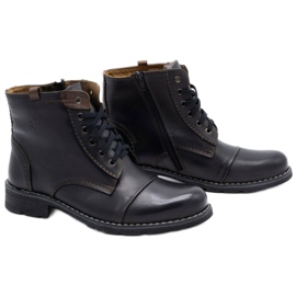Olivier Stivali da neve uomo 312 neri nero 3