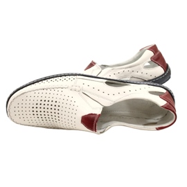 Olivier Mocassini da uomo in pelle bianca 901 scarpe estive 5