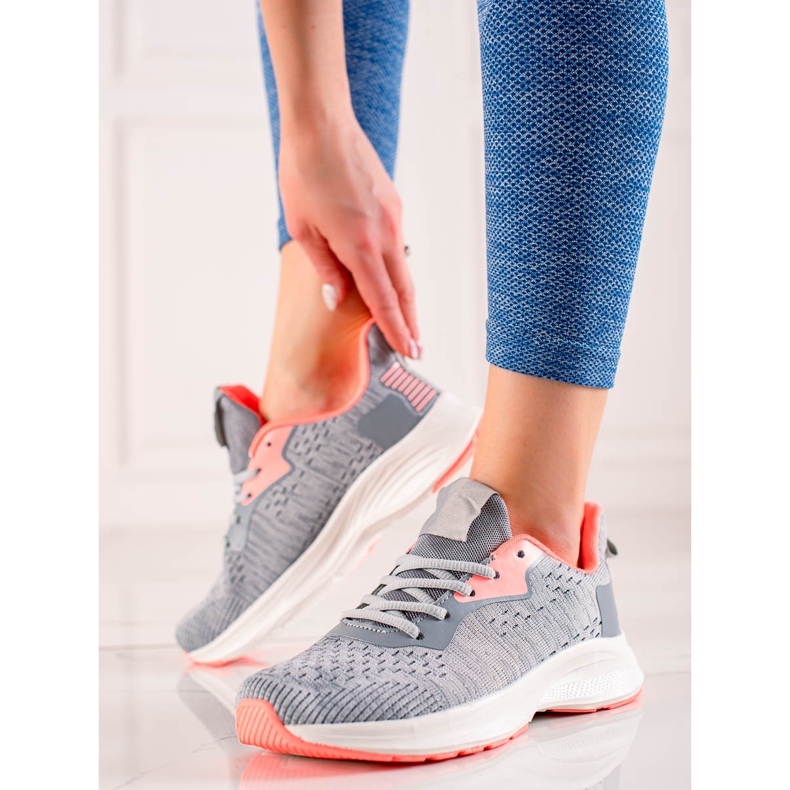 TRENDI Scarpe sportive legate grigio 2