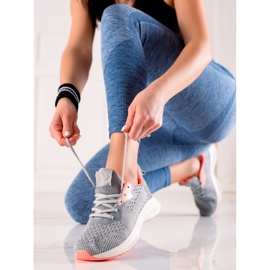 TRENDI Scarpe sportive legate grigio 1