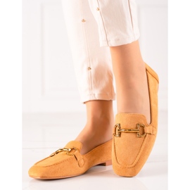 Lovit Mocassini eleganti in pelle scamosciata marrone 1