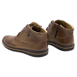 Polbut 339 scarpe da uomo marroni marrone 3