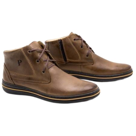 Polbut 339 scarpe da uomo marroni marrone 2