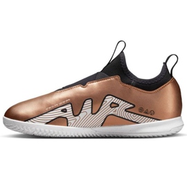 Scarpe da calcio Nike Zoom Mercurial Vapor 15 Academy Qatar Ic Jr DR6049 810 marrone d'oro 1