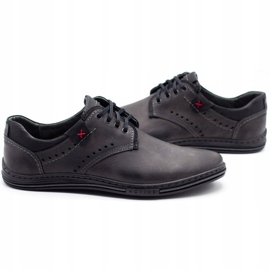 Polbut Scarpe da uomo casual grigie 402 grigio 4