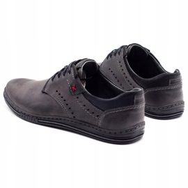 Polbut Scarpe da uomo casual grigie 402 grigio 5