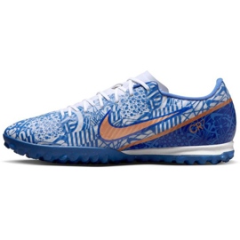 Scarpe da calcio Nike Zoom Mercurial Vapor 15 Academy CR7 Tf M DQ5319 182 blu blu 1