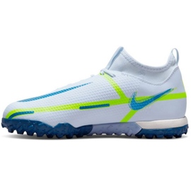 Scarpe da calcio Nike Phantom GT2 Academy Dynamic Fit Tf Jr DC0813 054 bianca bianca 1