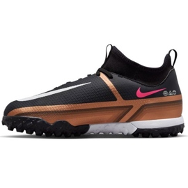 Scarpe da calcio Nike Phantom GT2 Academy Qatar Dynamic Fit Tf Jr DR6061 810 marrone nero beige e marroni 1