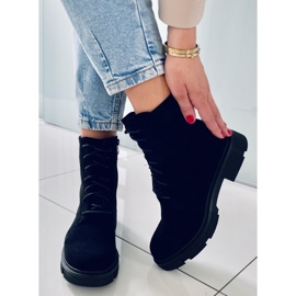PA1 Zoe Black lavoratrici allacciate nero 1