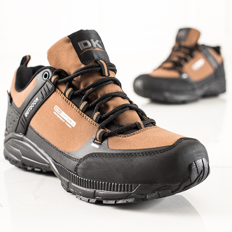 Scarpe da trekking da uomo DK marrone nero 1