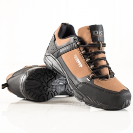 Scarpe da trekking da uomo DK marrone nero 2