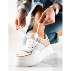 TRENDI Sneakers Alla Moda Su Un'ampia Piattaforma multicolore 1