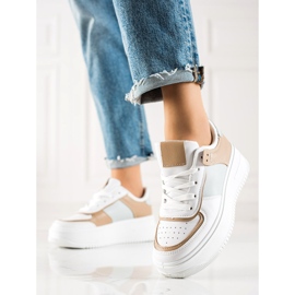 TRENDI Sneakers Alla Moda Su Un'ampia Piattaforma multicolore 2