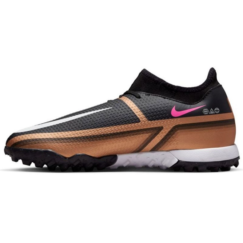Scarpe da calcio Nike Phantom GT2 Academy Qatar Dynamic Fit Tf M DR5966 810 marrone nero nero 1