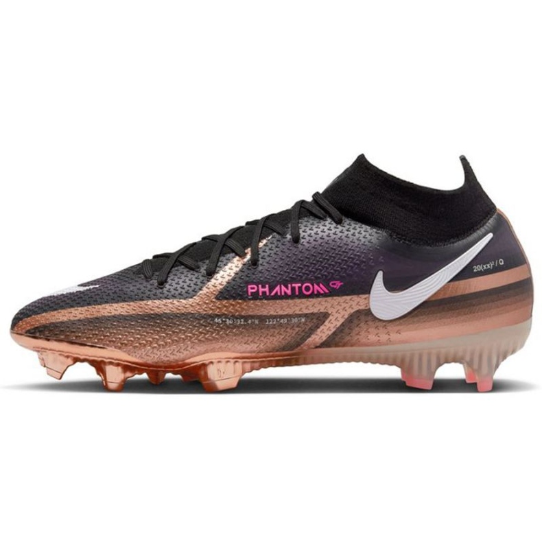 Scarpe da calcio Nike Phantom GT2 Elite Qatar Dynamic Fit Fg M DR5955 810 marrone nero 1