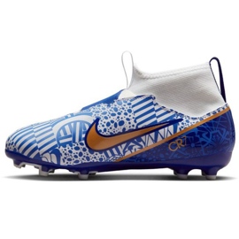 Nike Zoom Mercurial Superfly 9 Academy CR7 FG/MG Jr DQ5324 182 scarpe da calcio blu blu 1