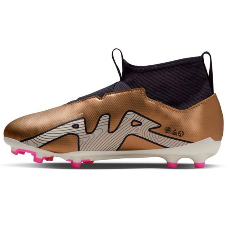 Scarpe da calcio Nike Zoom Mercurial Superfly 9 Academy Qatar FG/MG Jr DR6044 810 marrone beige e marroni 1
