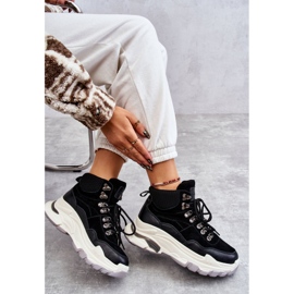 Scarpe sportive alte da donna GOE KK2N4098 nere nero 2