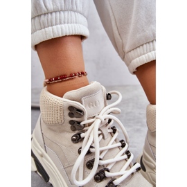 Scarpe Sportive Alte da Donna GOE KK2N4097 Beige chiaro 2