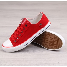 Sneakers basse da uomo rosse Big Star DD174274 rosso 1