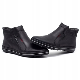 Polbut Scarpe in pelle maschile invernali 381 nere nero 2