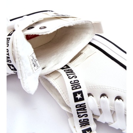 Sneakers alte isolate Big Star GG274027 Bianco bianca 1