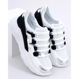 2009 Scarpe sportive da donna in bianco e nero bianca 1