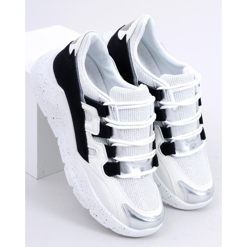 2009 Scarpe sportive da donna in bianco e nero bianca 1
