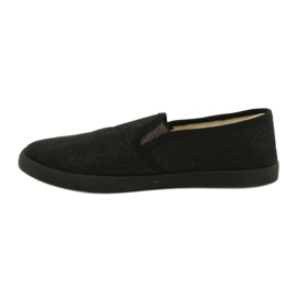 Sabatina Sneakers slip-on glitter nere DMC-15 nero 1