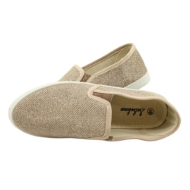 Sabatina Sneaker slip-on DMC-15 color oro d'oro 4