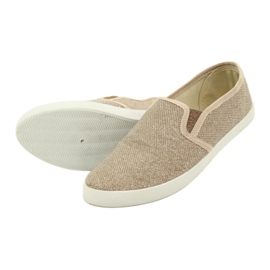 Sabatina Sneaker slip-on DMC-15 color oro d'oro 3