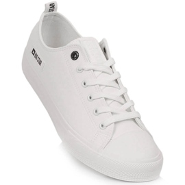 Sneakers da uomo realizzata in ecopelle bianca Big Star KK174008 bianco 1