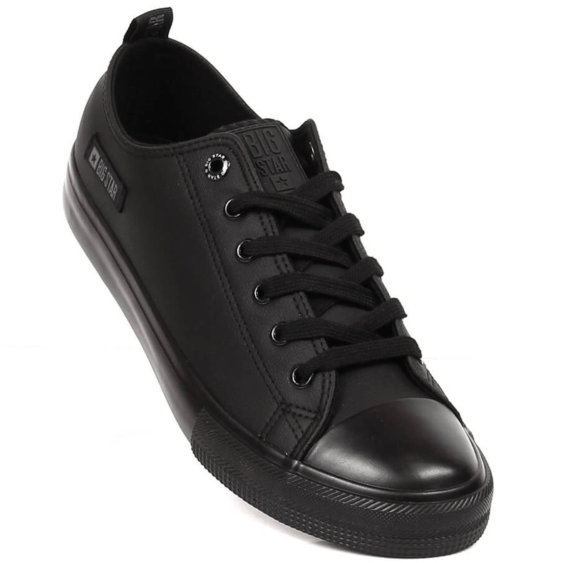 Sneakers da uomo in ecopelle nera Big Star KK174009 nero 1