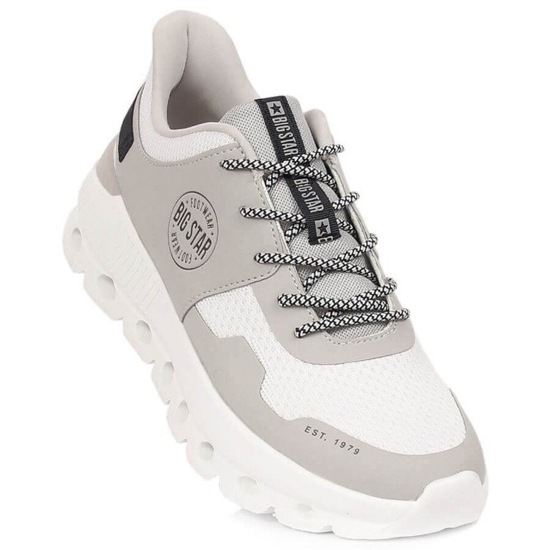 Comode scarpe sportive da donna sulla piattaforma Big Star LL174138 beige 1