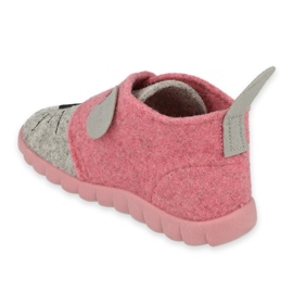 Scarpe per bambini Befado 526P104 rosa grigio 2