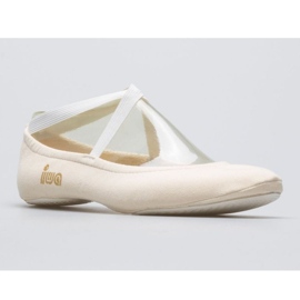 Ballerine ginnastica Iwa 302 crema bianca 1