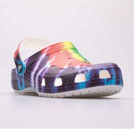 Zoccoli Crocs Tie Dye Graphic Jr 206995-90H multicolore 1