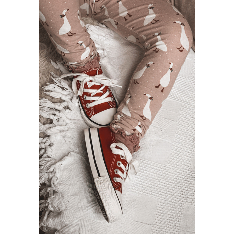 Sneakers classiche da bambino rosse Filemon rosso 1