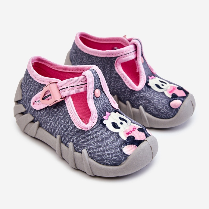 BEFADO S.A. Scarpe Pantofole Befado Pandy 110P470 Grigio-Rosa 1