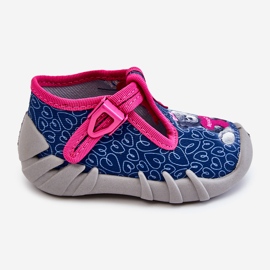 BEFADO S.A. Scarpe Pantofole Befado Bear 110P469 Navy-Rosa blu navy 2
