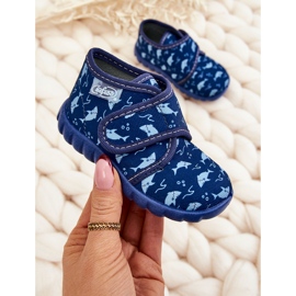 BEFADO S.A. Pantofole Scarpe per Bambini Befado Sharks 465P089 Blu Navy 1