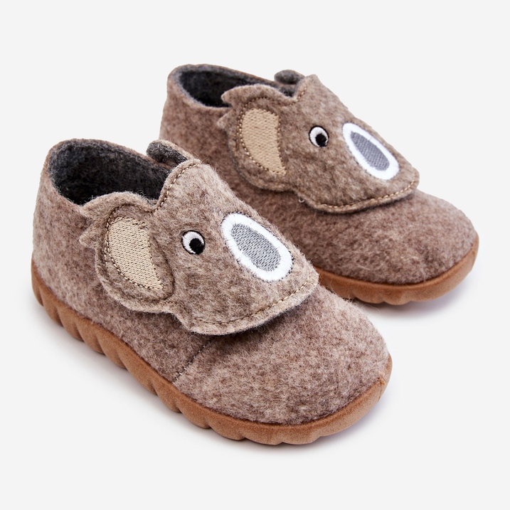 BEFADO S.A. Pantofole per bambini Befado Koala 620P002 Beige marrone 1