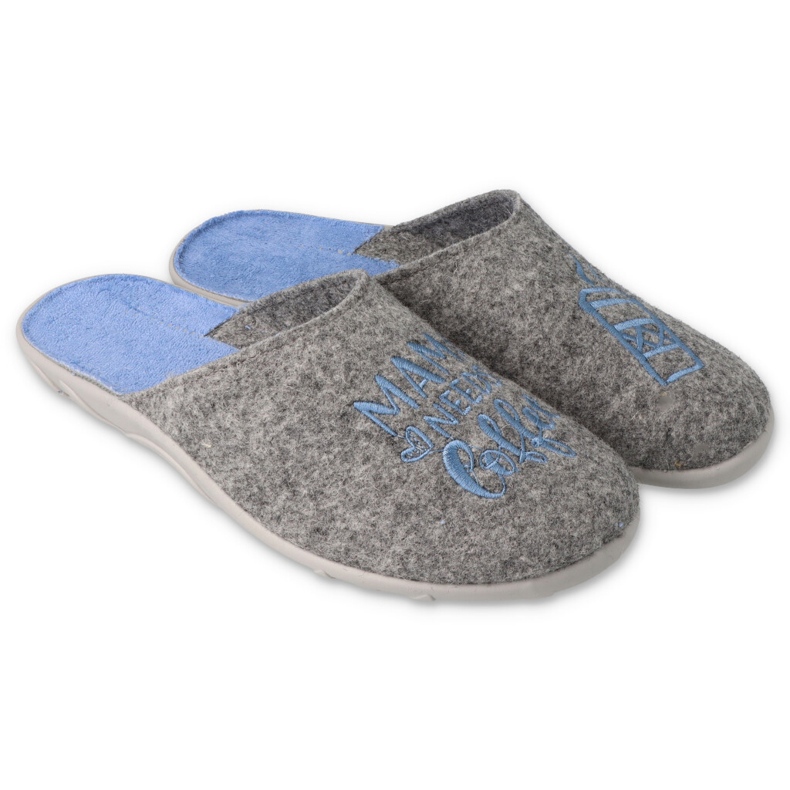 BEFADO SLIPERS DELLE DONNE 235D188 GRIGI blu 1