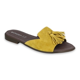 Inblu pantofole scarpe da donna 158D149 giallo 1