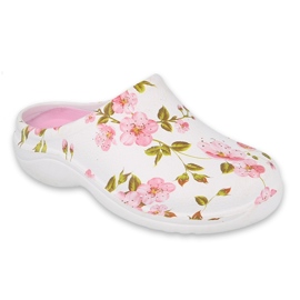 Scarpe da donna Befado - fiore 1 bianco / rosa 154D101 1