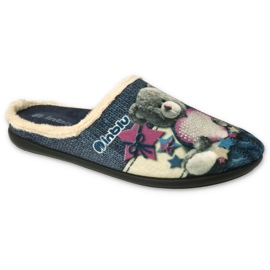 Ciabatte da donna Inblu 155D210 con applicazione orsetto con cuore 1
