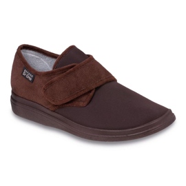 Dr.tori Befado maschile Slifors PU 036M008 Brown marrone 1