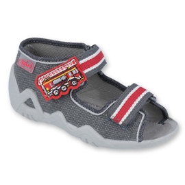 Scarpe per bambini Befado 250P089 rosso grigio 1