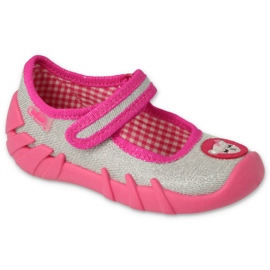Scarpe bambino Befado mm 109P251 rosa argento 1